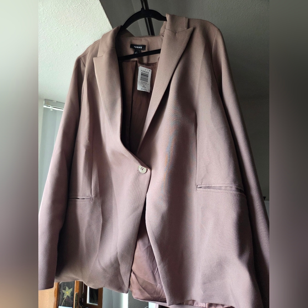 TORRID Taupe Blazer